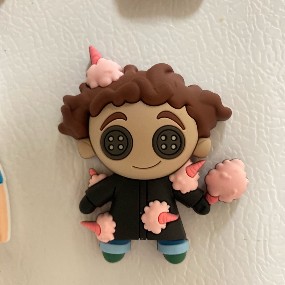 Cute Button-Eyed Character Magnet